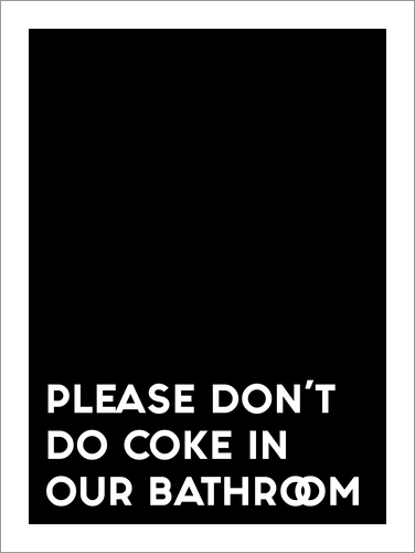 Poster Please don't do coke