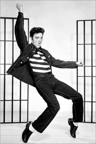 Premium poster Elvis Presley dancing II