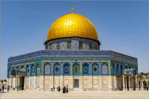 Premium poster Dome of the Rock on the Temple Mount