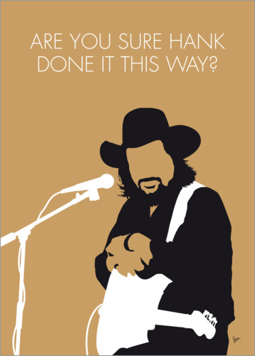 Premium poster Waylon Jennings - Are You Sure Hank Done It This Way?