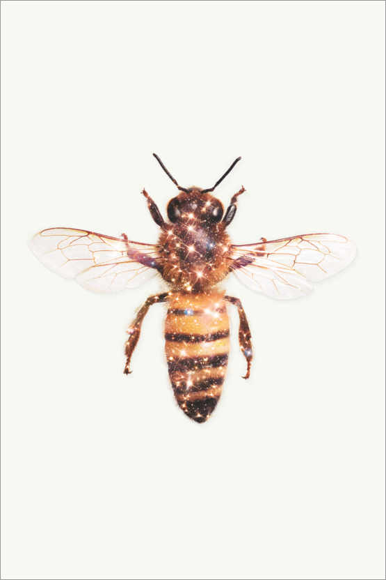 Premium poster Glitter Bee