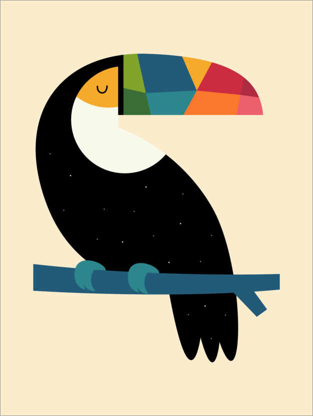 Poster Rainbow Toucan