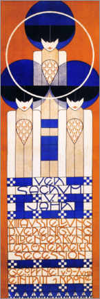 Canvas print  Ver Sacrum, V. Jahr - affiche - Koloman Moser