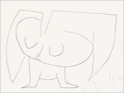 Premium poster  More bird (The Angels) - Paul Klee