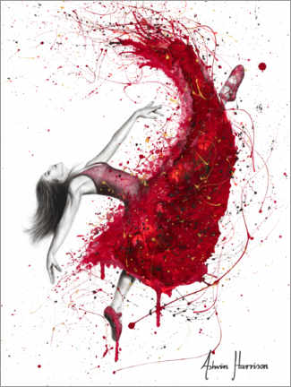 Canvas print  Dance with red wine - Ashvin Harrison