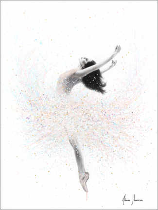 Acrylglas print  Ballerina in pastel colors - Ashvin Harrison