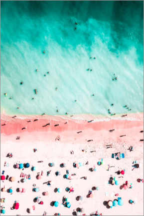 Canvas print  Colorful umbrellas on Bondi Beach, Australia - Radu Bercan