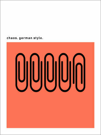 Premium poster Chaos - German Style I