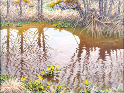 Canvas print  Spring river - Gustaf Edolf Fjæstad