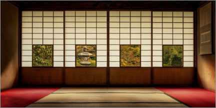 PVC print  Vier blikken naar de Edo-periode - André Wandrei