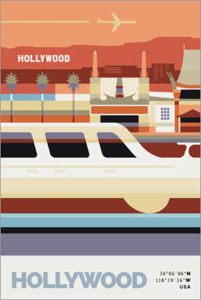 Canvas print  Hollywood - Nigel Sandor