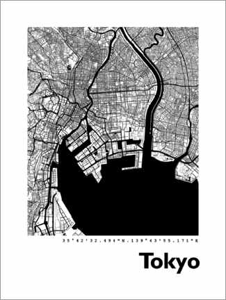 Aluminium print  Tokyo - 44spaces