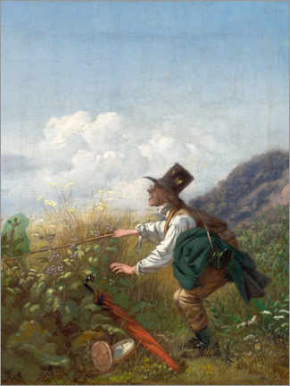 Poster The butterfly catcher