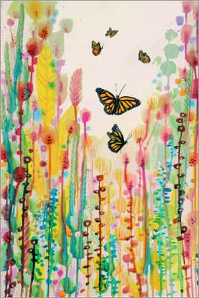 PVC print  Butterflies - Sylvie Demers