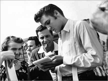 Canvas print  Elvis Presley - Photo Researchers