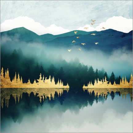 Canvas print  Mist Reflection - SpaceFrog Designs