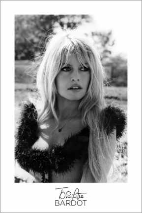 Canvas print  Brigitte Bardot - Iconic Look