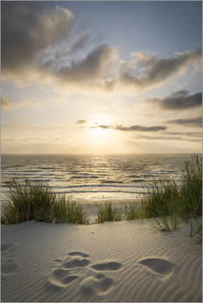 Canvas print  Sunset at the beach - Jan Christopher Becke