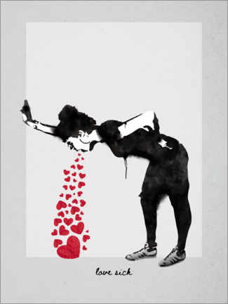 Canvas print  Banksy - Love Sick