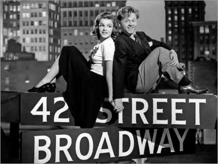 Premium poster Judy Garland And Mickey Rooney, Babes On Broadway 1941