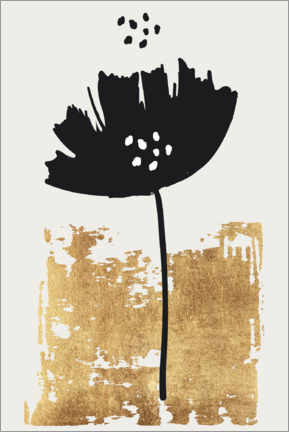 Poster Black Poppy