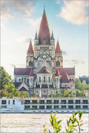 Canvas print  Church in Vienna - Manjik Pictures