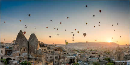 Canvas print  Hot air balloons over Goreme, Cappadocia - Marcel Gross