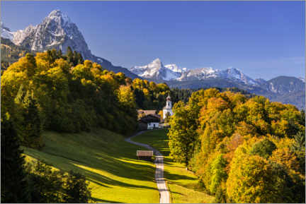 Poster Autumn in Upper Bavaria
