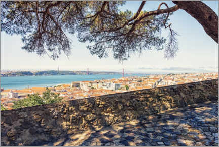 Canvas print  Lisbon View - Manjik Pictures