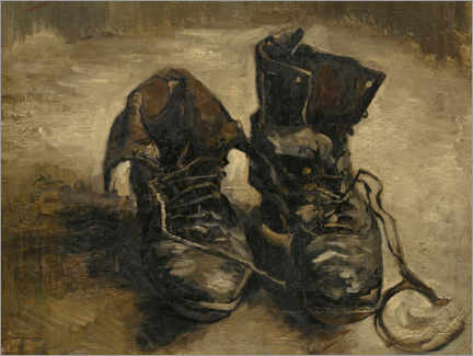 Canvas print  Shoes, 1886 - Vincent van Gogh