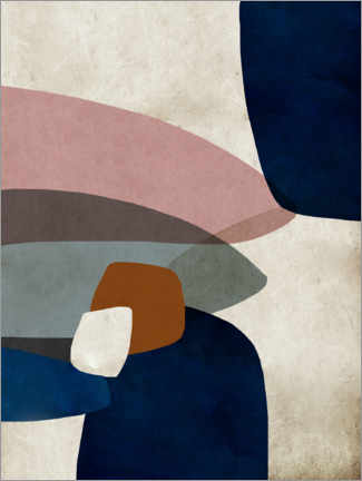 Poster  Color Shapes I - Roberto Moro Art