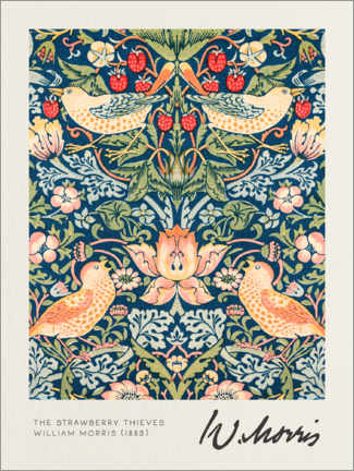 Canvas print  The Strawberry Thieves - William Morris