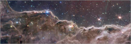 Poster James Webb - Open star cluster in Carina Nebula