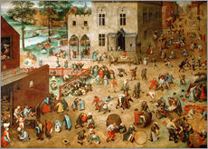 Gallery print  Kinderspelen - Pieter Brueghel d.Ä.