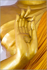 Muursticker  golden hand of God