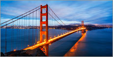 Muursticker  Golden Gate Bridge in San Francisco