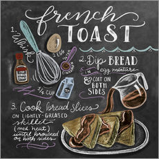 Gallery print  French toast recept (Engels) - Lily &amp; Val