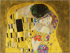 Gallery print  De kus (detail) - Gustav Klimt