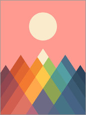 Muursticker  Rainbow Peak - Andy Westface