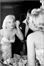 Premium poster Marilyn Monroe in het masker