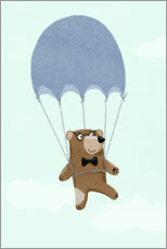 PVC print  Bear with parachute - Julia Reyelt