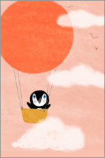 Canvas print  Penguin dream - Julia Reyelt