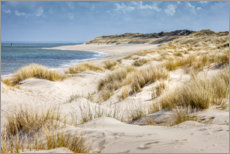 Premium poster Wandering dunes on Sylt