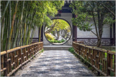 PVC print  Chinese Garden in Suzhou - Jan Christopher Becke