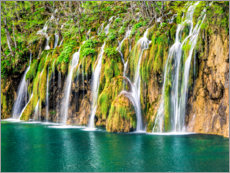 Poster Waterfalls at the Plitvice Lakes