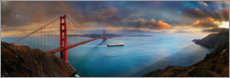 Gallery print  Golden Gate Bridge, San Francisco - Michael Rucker