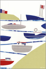 Canvas print  Harbor in Portugal - Merle Schewe
