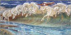 Gallery print  The Horses of Neptune - Walter Crane