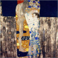 Canvas print  The Three Ages - Gustav Klimt