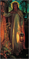 Muursticker  Het licht van de wereld - William Holman Hunt